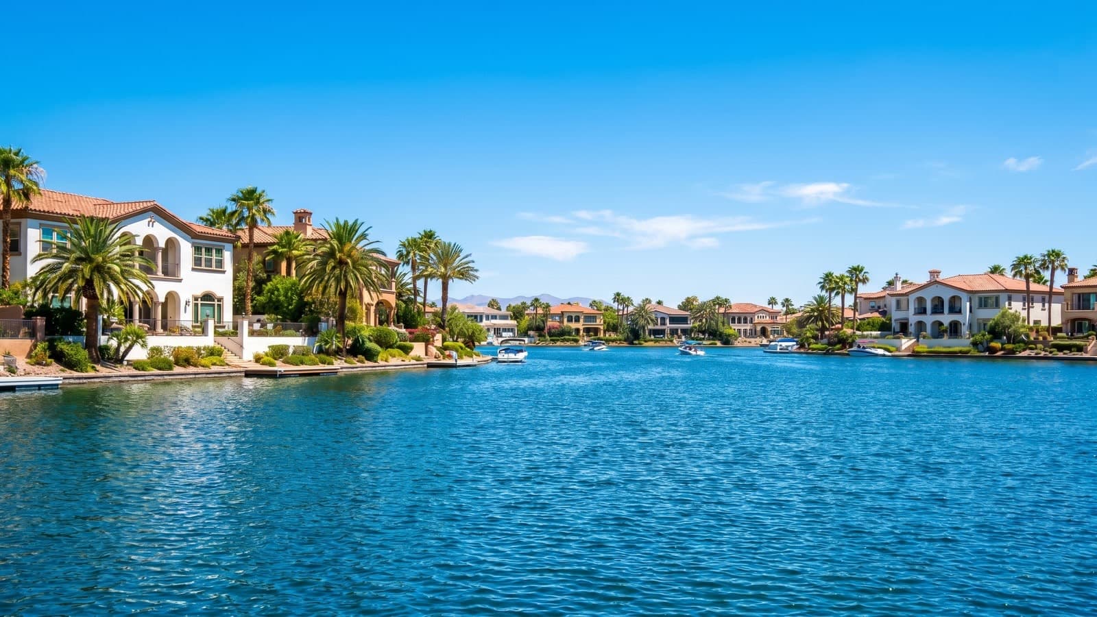 Lake Las Vegas waterfront Mediterranean estate