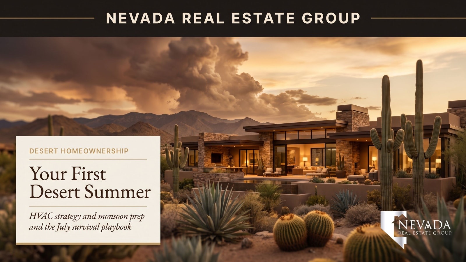 Las Vegas desert monsoon storm creating flash flood risk over valley homes 2026